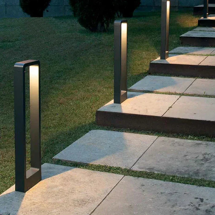 Scandinavian Outdoor Ground Lights, Modern LED Path Lights, IP65 Aluminium, Mains or Solar, for Garden Paths, Driveways, Patios & Borders, 30–80cm
