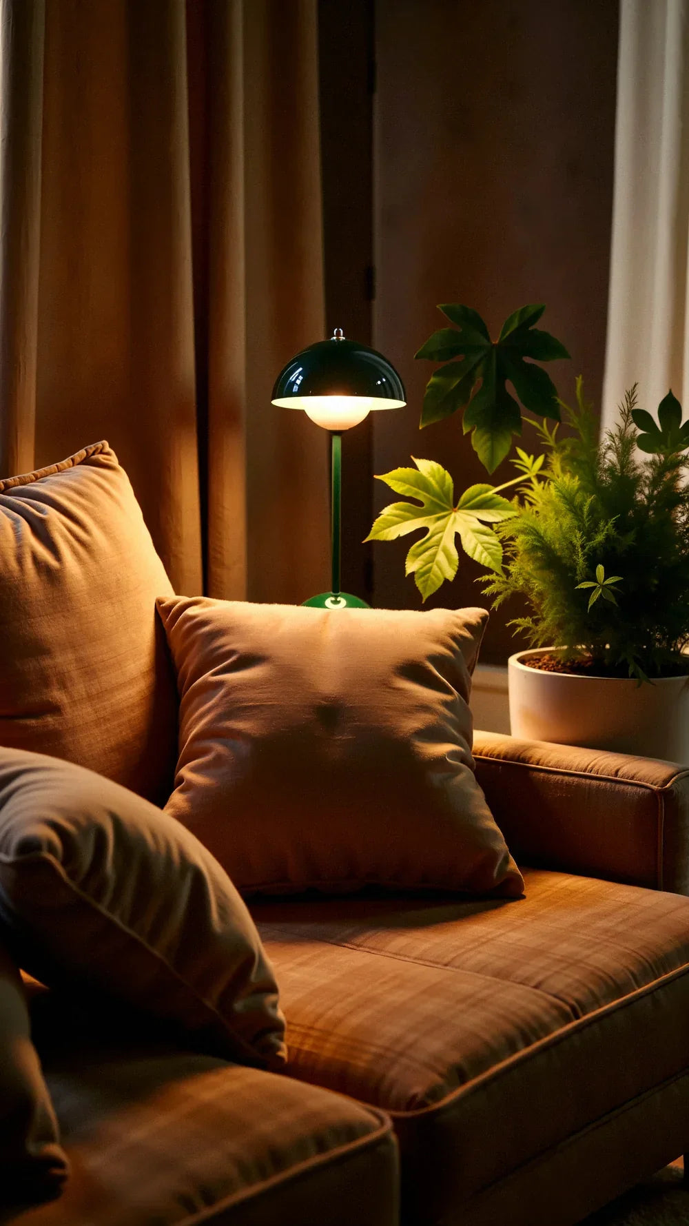 Minimalist Wireless Table Lamp, Cordless Rechargeable LED Bedside Lamp with Touch Dimmer, for Bedroom, Living Room & Desk, 8 Colours