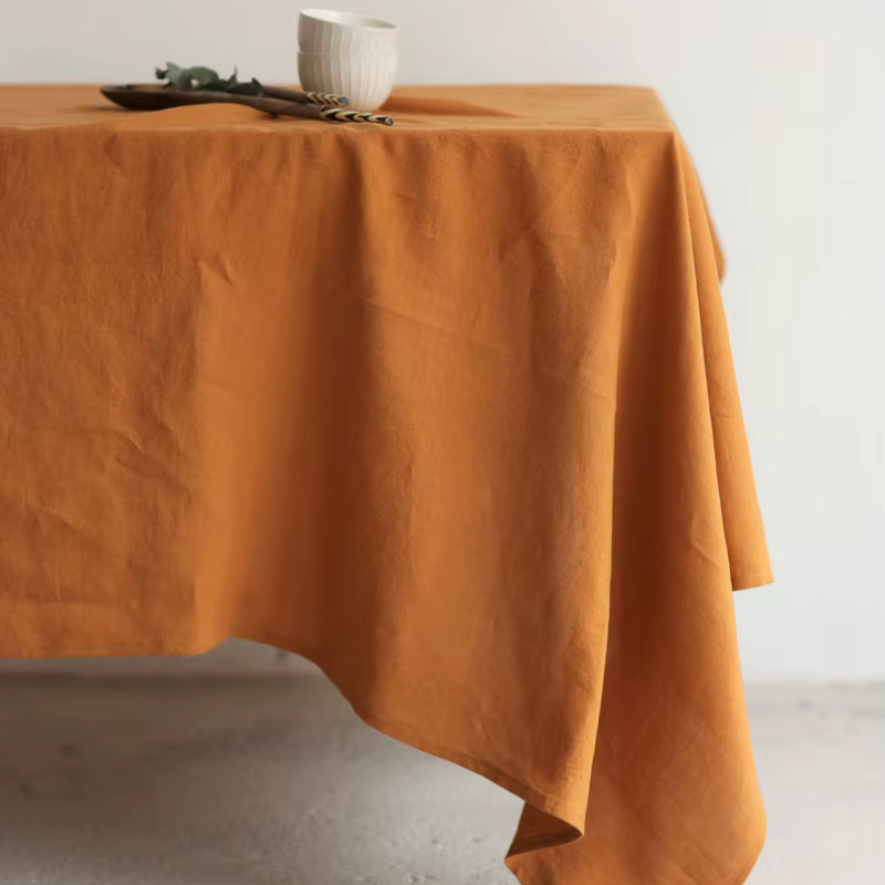 Pure Linen Tablecloth — Natural Fibre