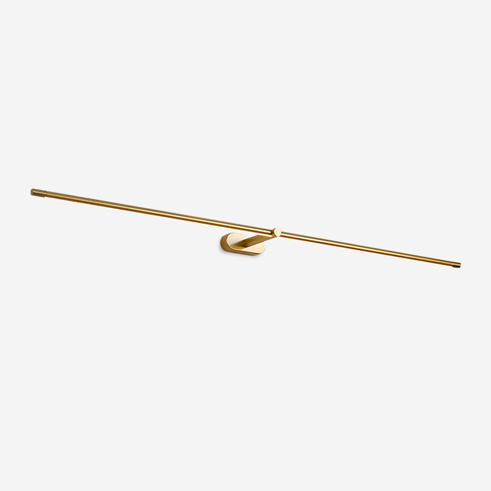 Modern Linear Wall Lamp Slim Minimalist Design, LED Wall Light Bar for Mirror, Hallway & Living Room, Warm or Cool White, Black or Gold, 68–128cm