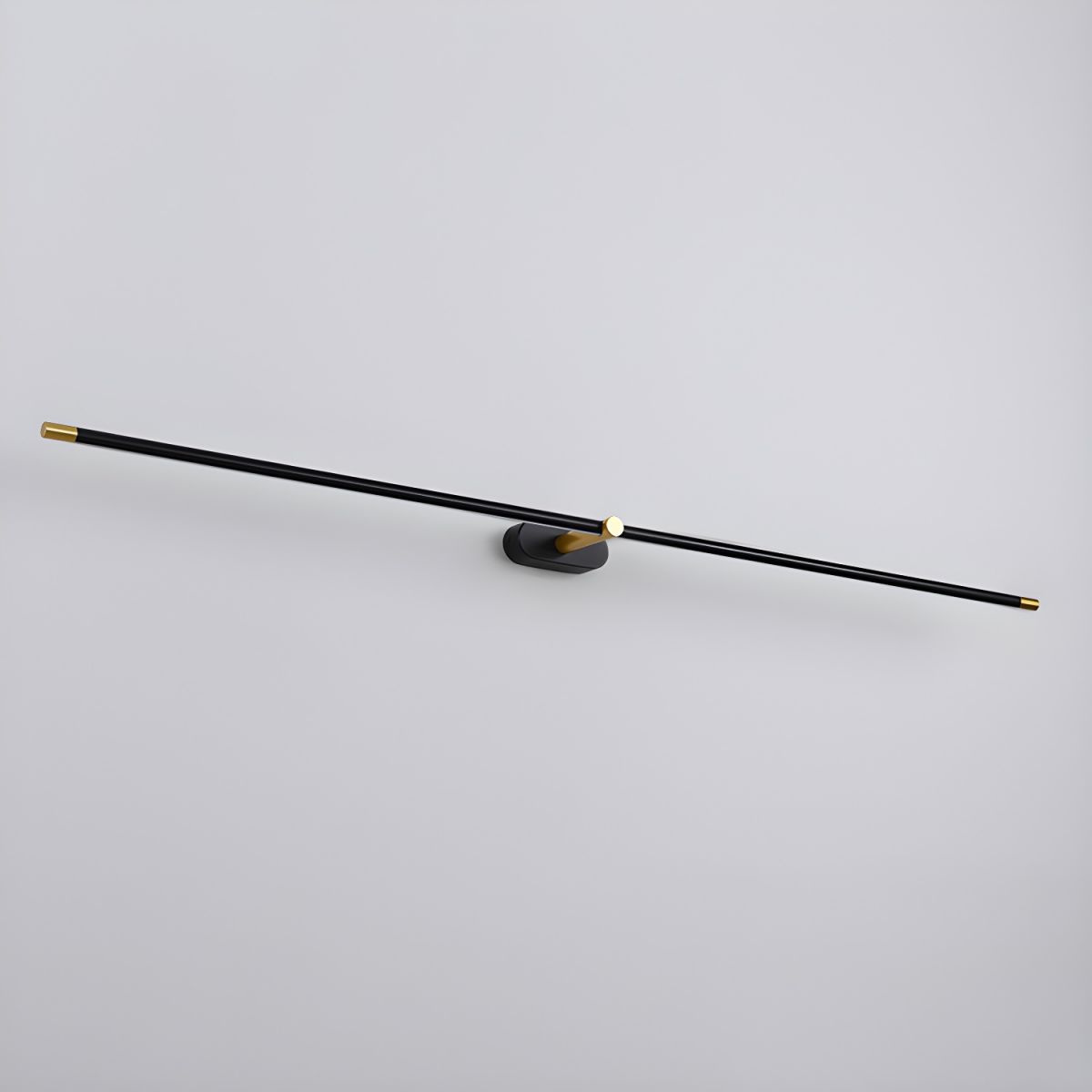 Modern Linear Wall Lamp Slim Minimalist Design, LED Wall Light Bar for Mirror, Hallway & Living Room, Warm or Cool White, Black or Gold, 68–128cm