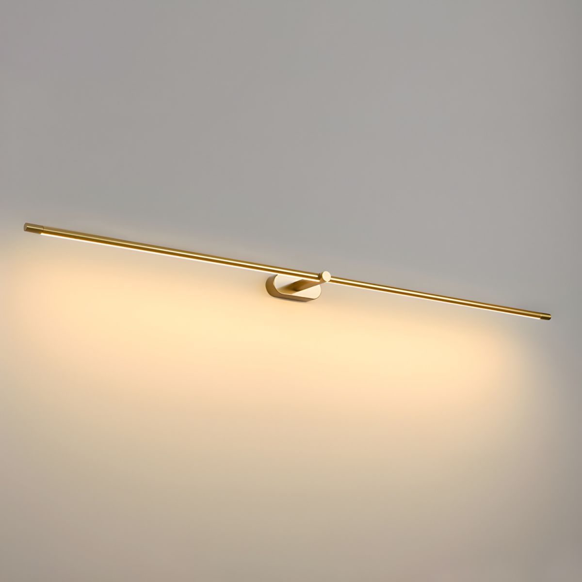 Flano Minimalist Linear Rechargeable Wall Lamp, Cordless LED Wall Light, Touch Control, No Wiring, for Bathroom Mirror, Hallway & Bedroom, 68–128cm