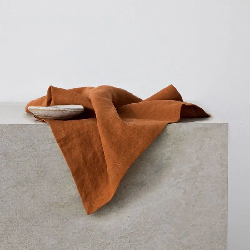 Pure Linen Napkins Set of 4 | Natural Fibre Table Linen