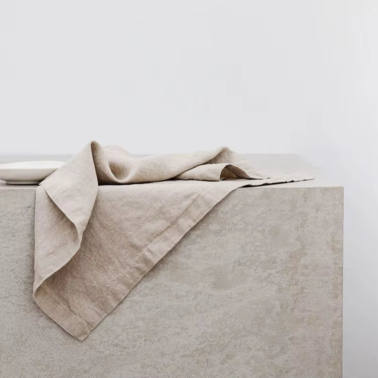 Pure Linen Napkins Set of 4 | Natural Fibre Table Linen