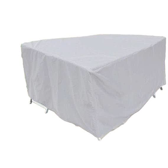 Outdoor Furniture Cover Waterproof Garden Table Chair Cover, All-Weather UV Resistant Patio Set Cover for Rain, Frost & Dust, Black or Silver
