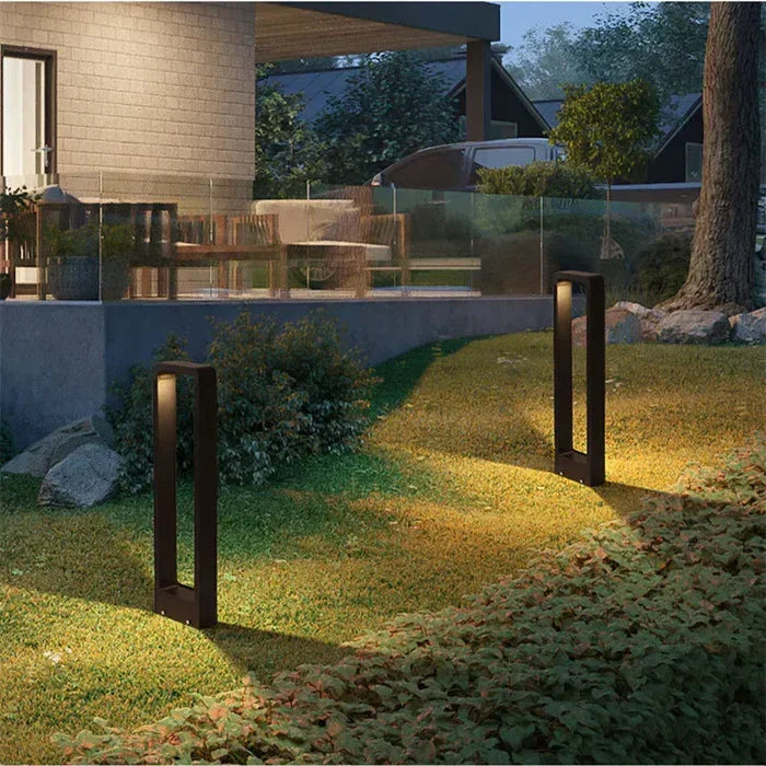 Scandinavian Outdoor Ground Lights, Modern LED Path Lights, IP65 Aluminium, Mains or Solar, for Garden Paths, Driveways, Patios & Borders, 30–80cm