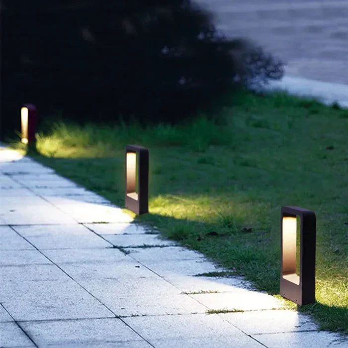 Scandinavian Outdoor Ground Lights, Modern LED Path Lights, IP65 Aluminium, Mains or Solar, for Garden Paths, Driveways, Patios & Borders, 30–80cm